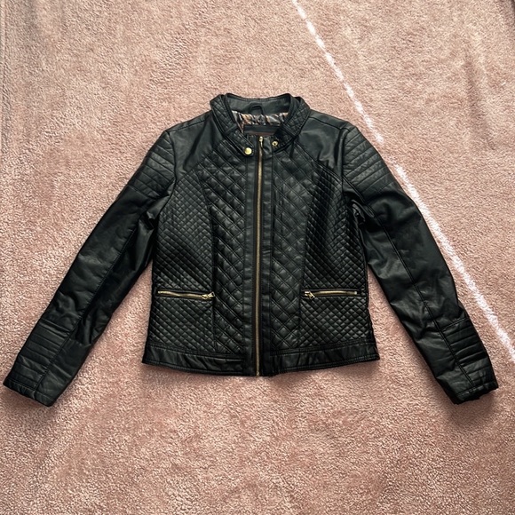 Faux Leather Jacket - Picture 1 of 6